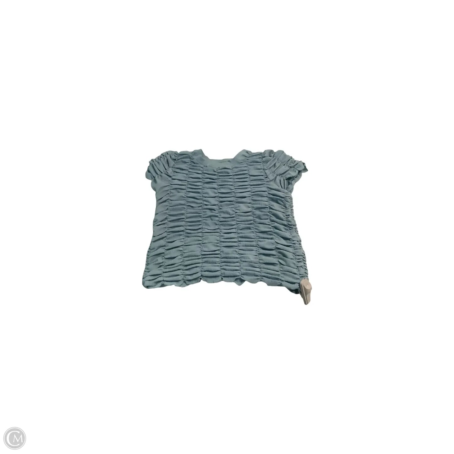 Top Short Sleeve By Anthropologie In Blue, Size: M