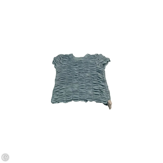 Top Short Sleeve By Anthropologie In Blue, Size: M