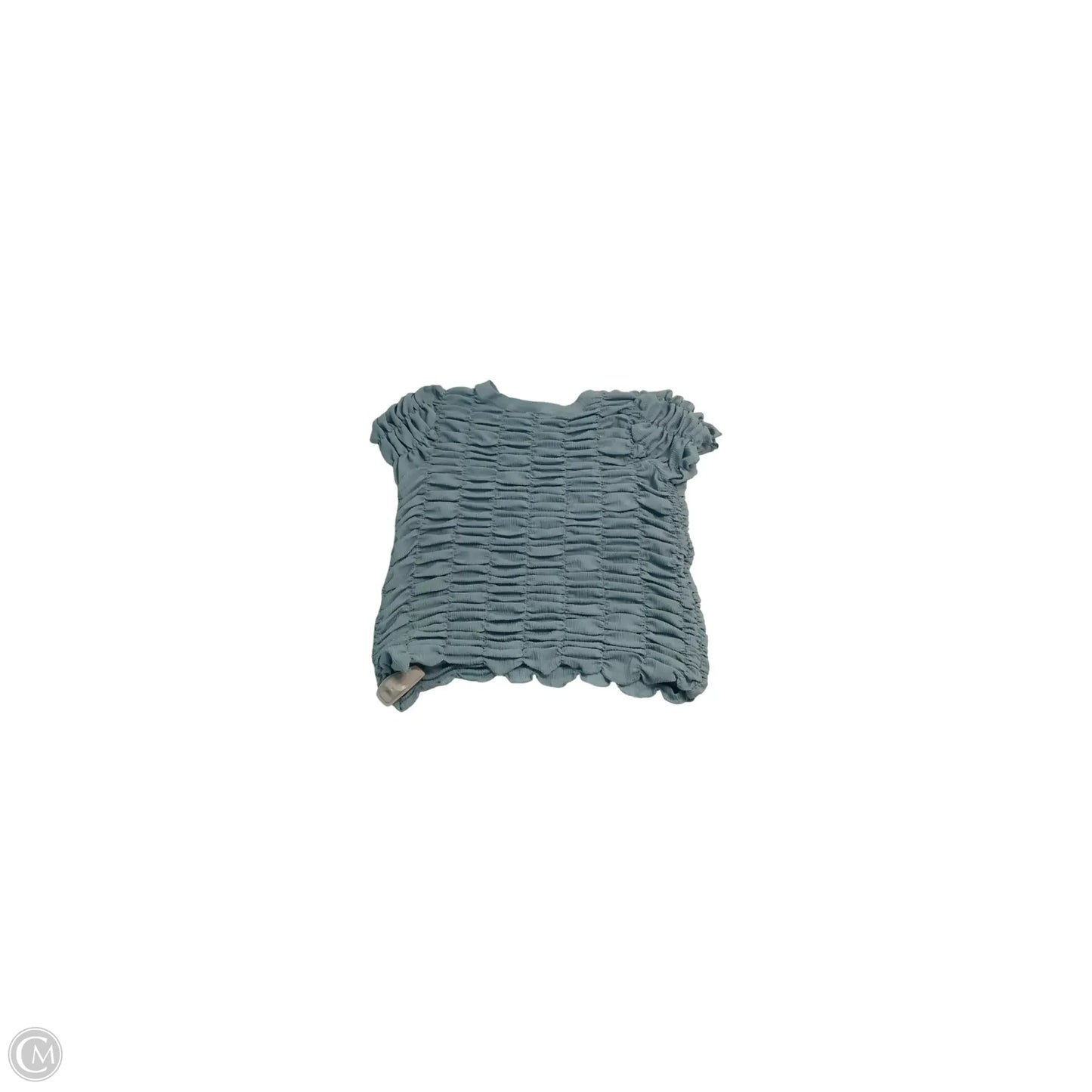 Top Short Sleeve By Anthropologie In Blue, Size: M