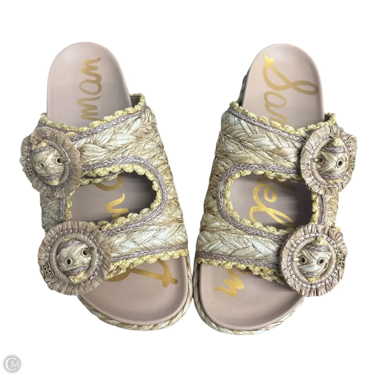 Sandals Flats By Sam Edelman In Tan, Size: 10.5