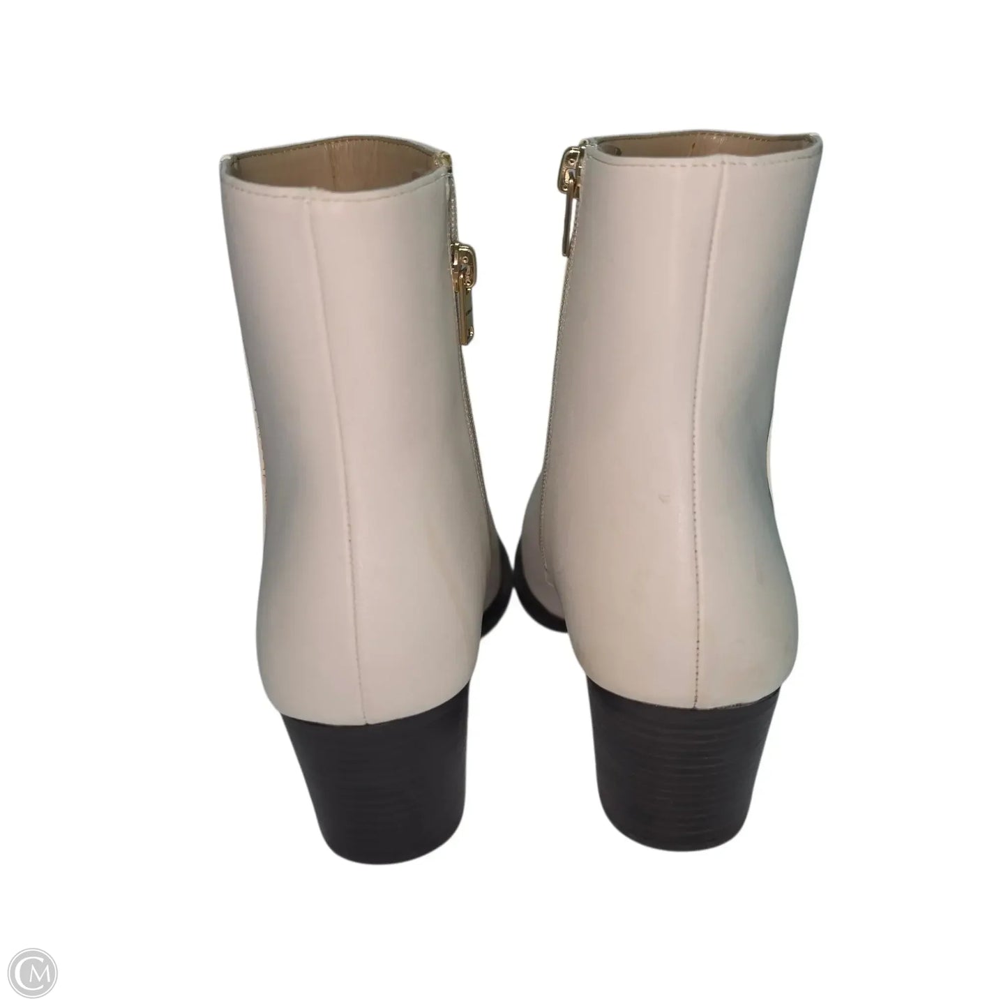 Boots Designer By Coach In Cream, Size: 11