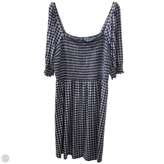 Dress Casual Midi By Draper James In Checkered Pattern, Size: 3x