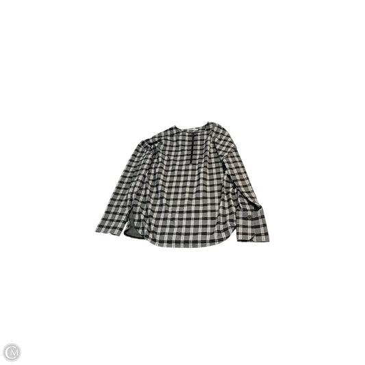 Top Long Sleeve By Cma In Plaid Pattern, Size: L