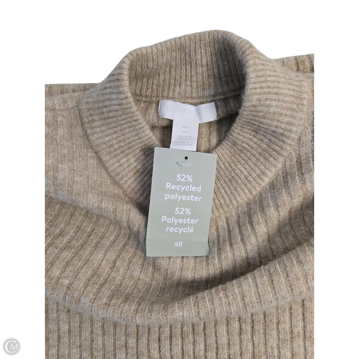 Sweater By H&m In Beige, Size: S