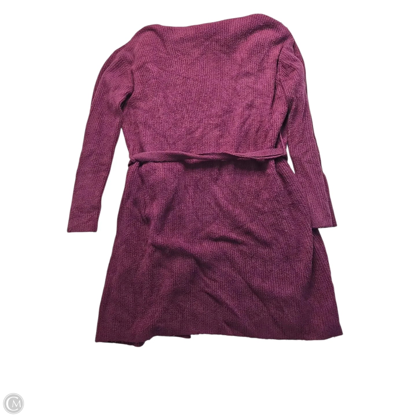 Sweater Cardigan By Barefoot Dreams In Purple, Size: 1x