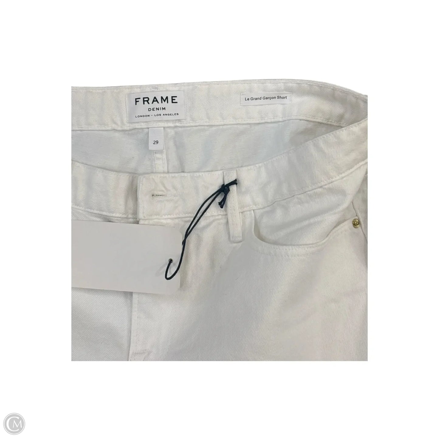Shorts By Frame In White, Size: 8