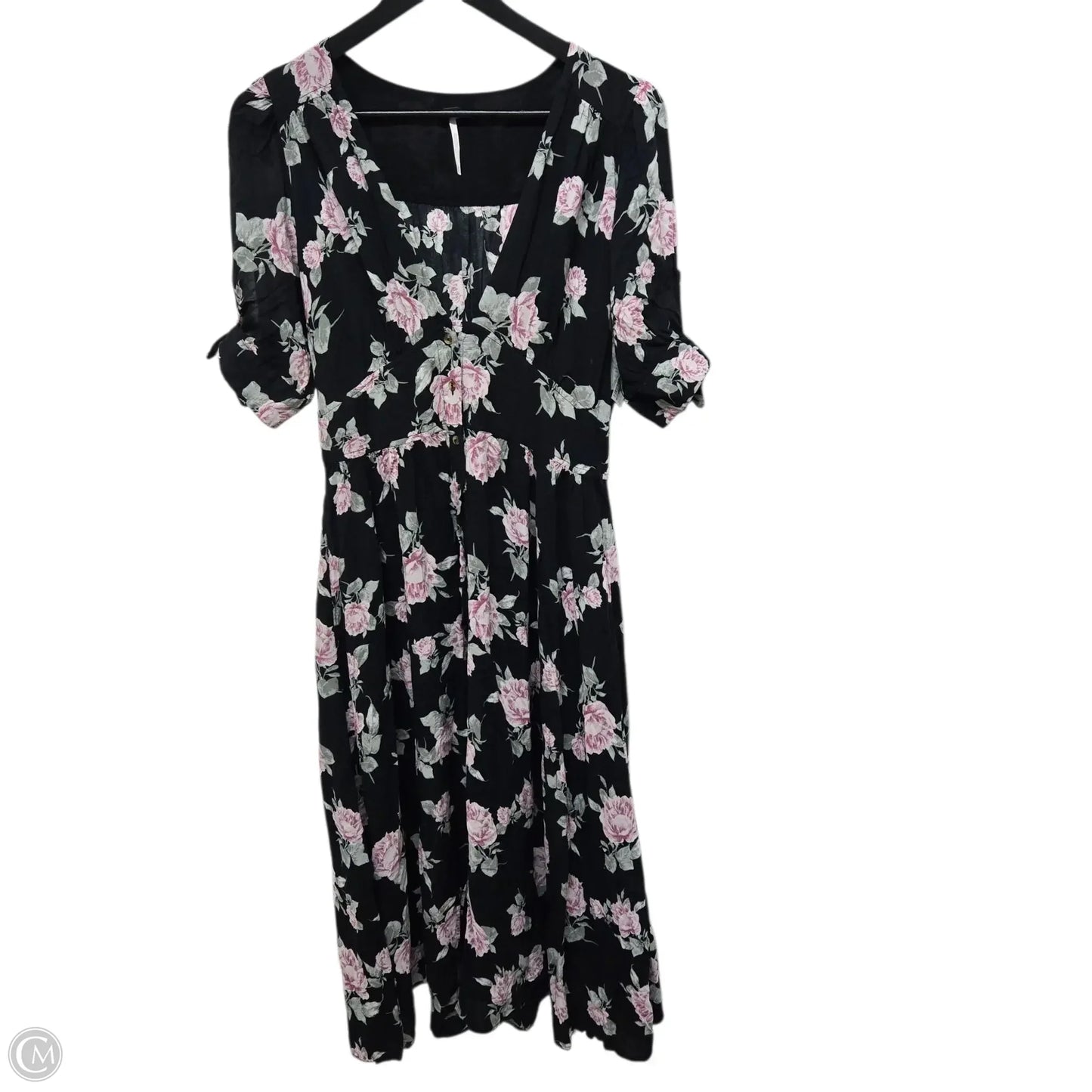 Dress Casual Midi By Free People In Floral Print, Size: M