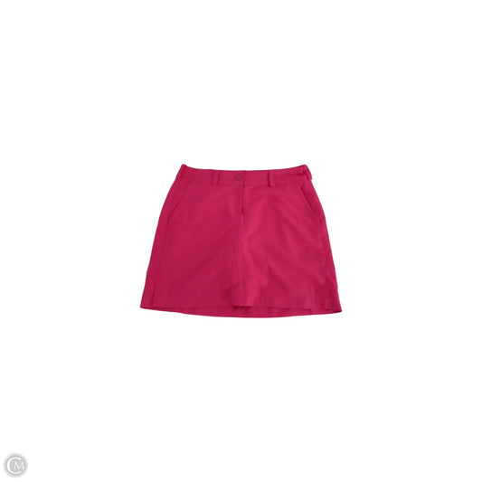 Athletic Skort By Nike In Pink, Size: 8