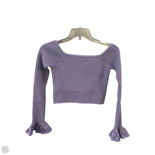 Top Long Sleeve By Gianni Bini In Navy, Size: Xs