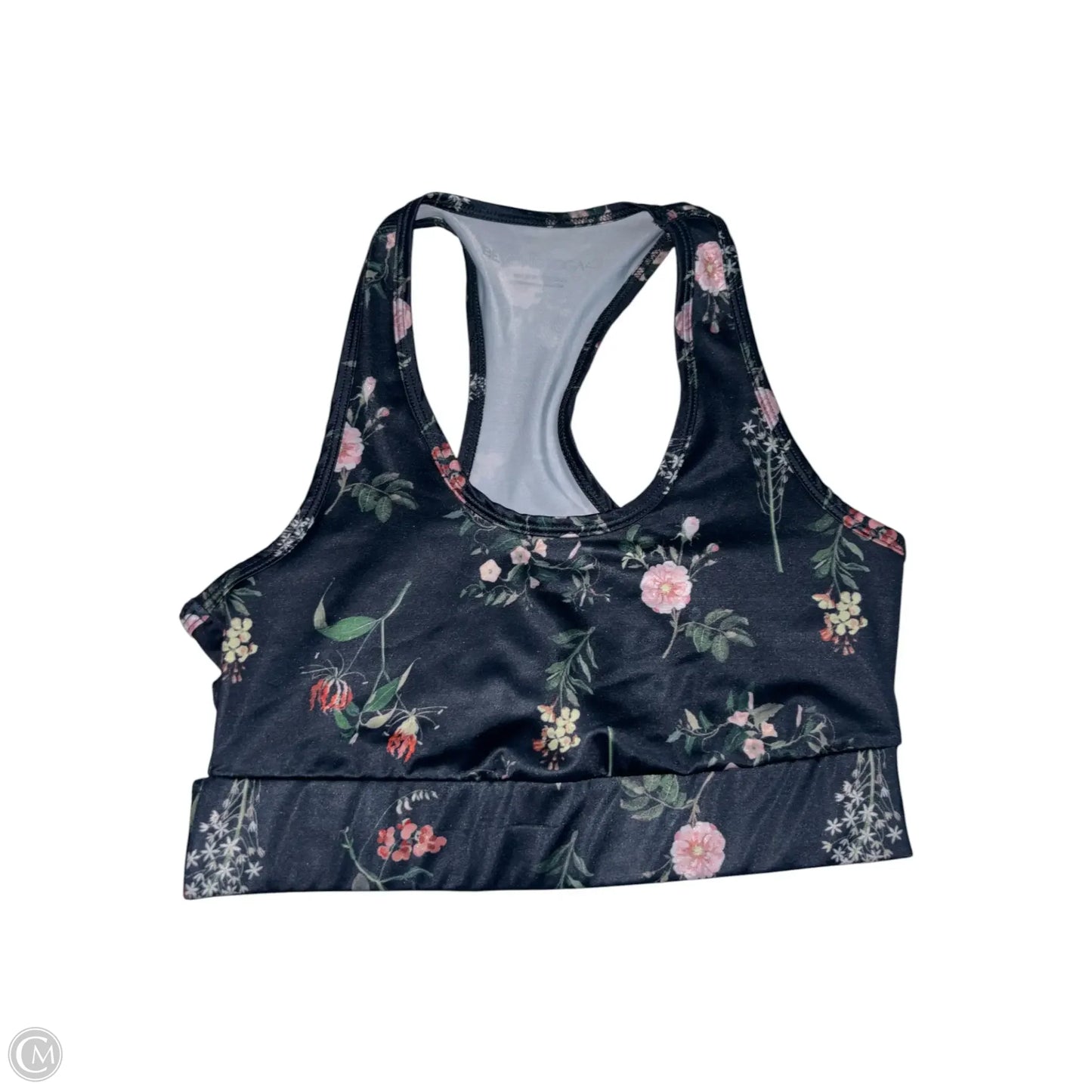 Athletic Bra By Beyond Yoga In Floral Print, Size: M