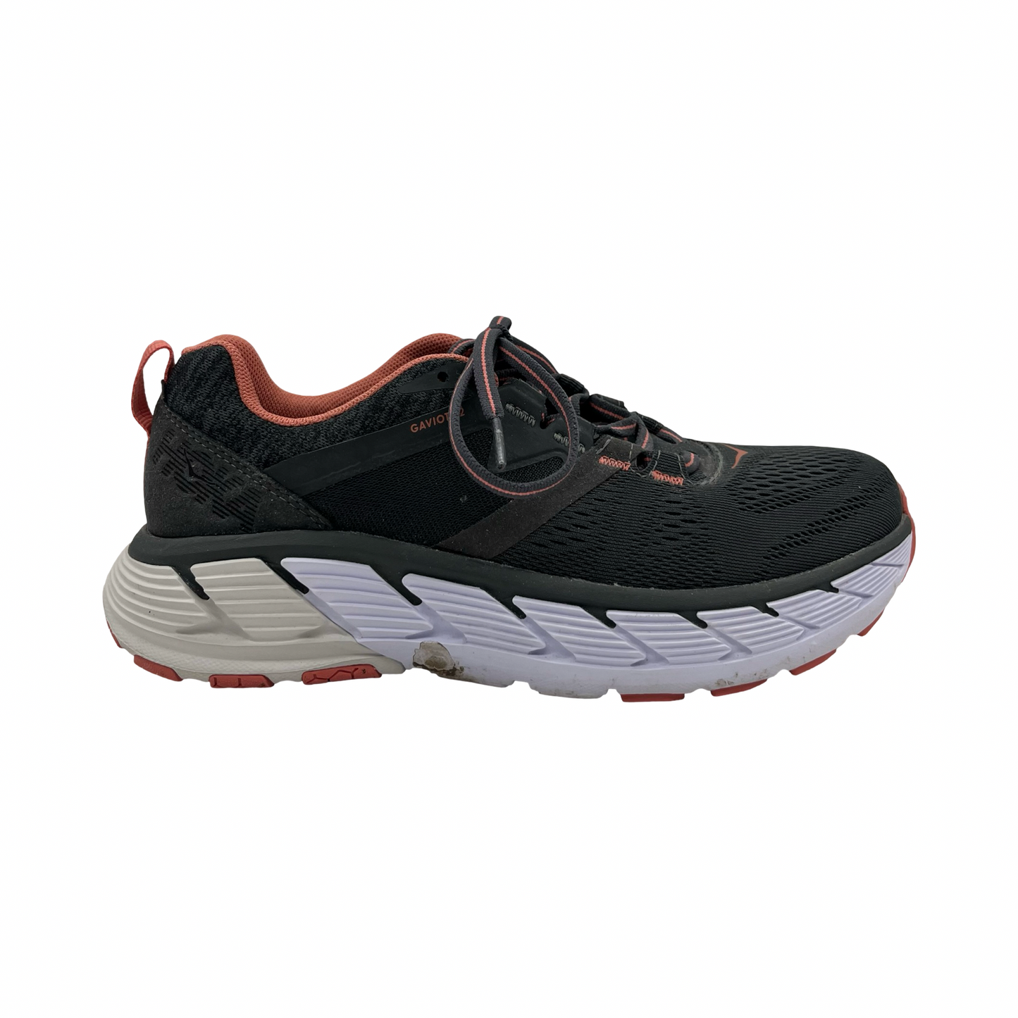 Shoes Athletic By Hoka In Grey & Orange, Size:7.5