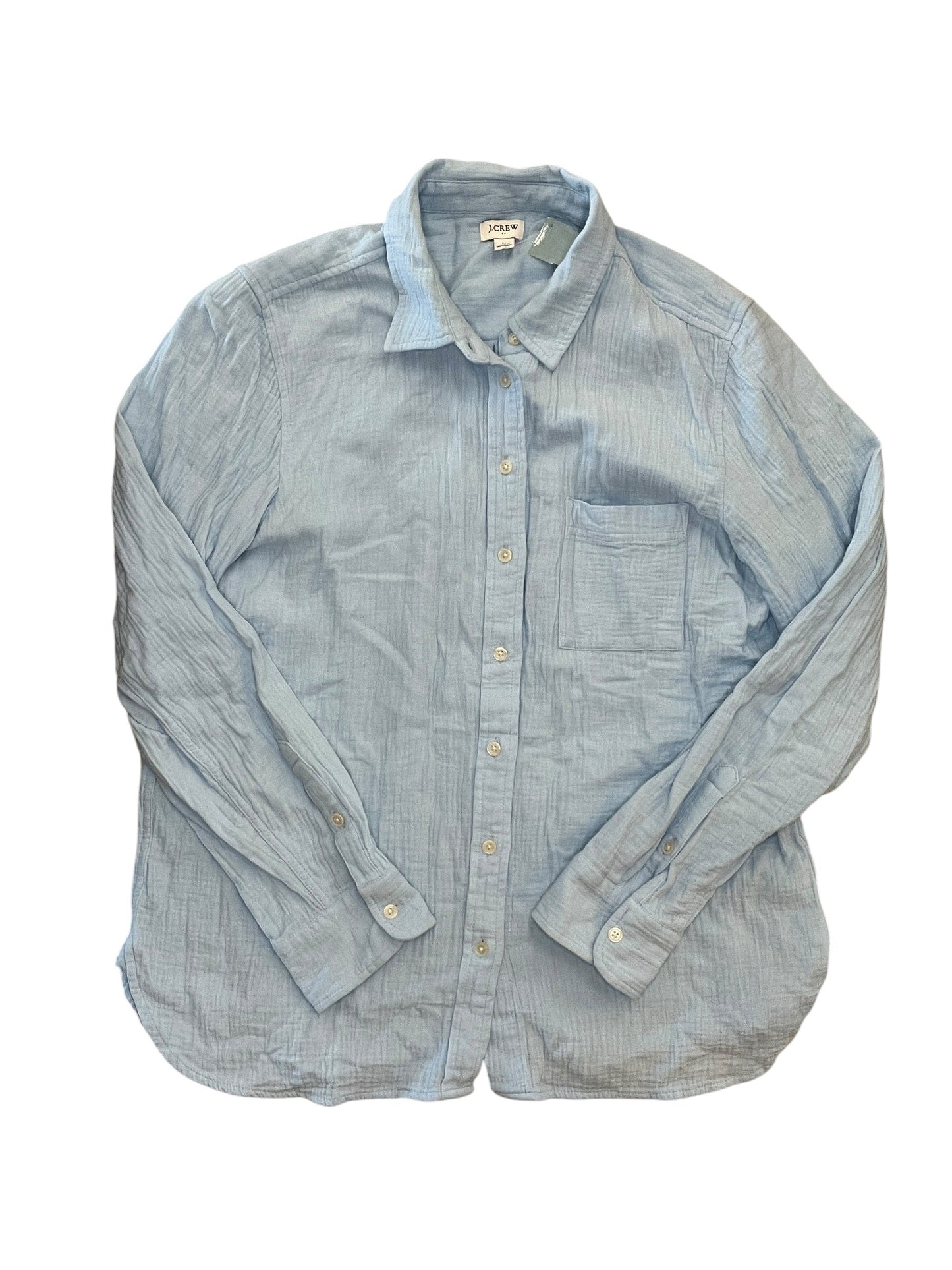 Top Ls By J. Crew In Blue, Size:L