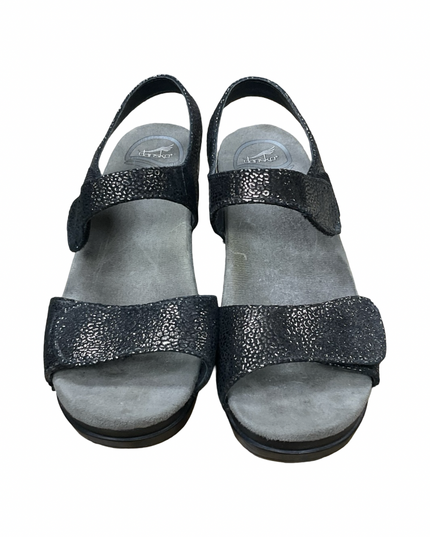 Sandals Heels Platform By Dansko In Black, Size:6.5