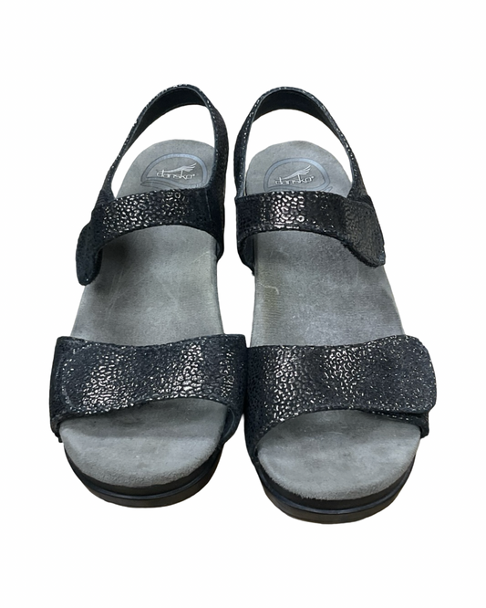 Sandals Heels Platform By Dansko In Black, Size:6.5