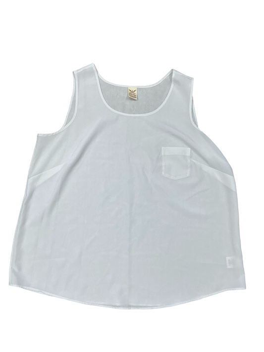 Top Cami By Faded Glory In White, Size:2X