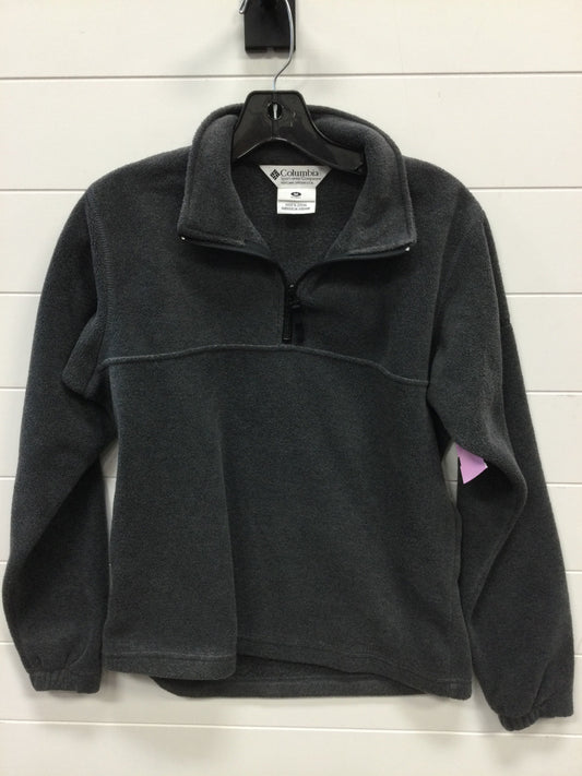 Athletic Top Ls Collar By Columbia In Grey, Size:M
