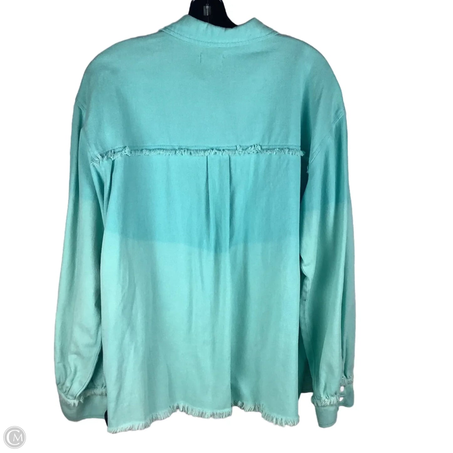 Jacket Denim By Pol In Blue Denim, Size: M