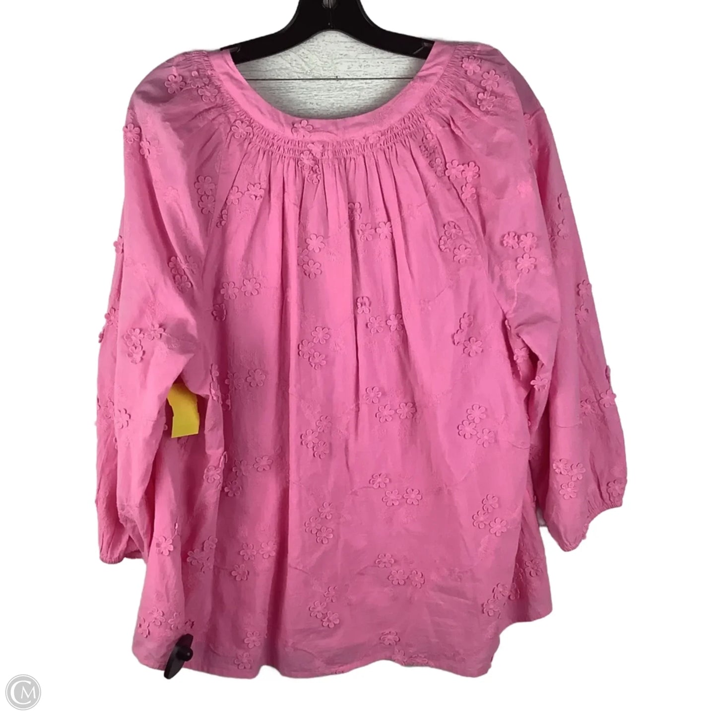 Top Long Sleeve By Crown And Ivy In Pink, Size: Xl