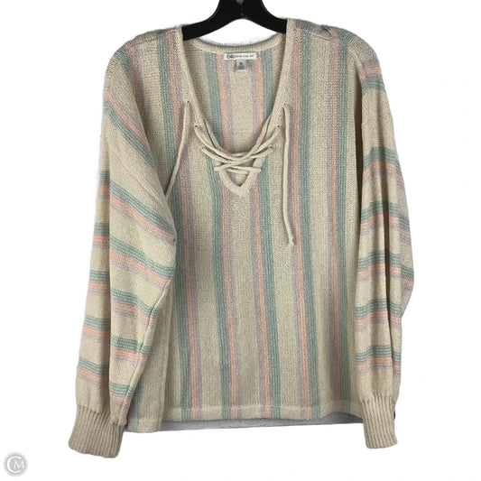 Sweater By Cato In Striped Pattern, Size: Xl