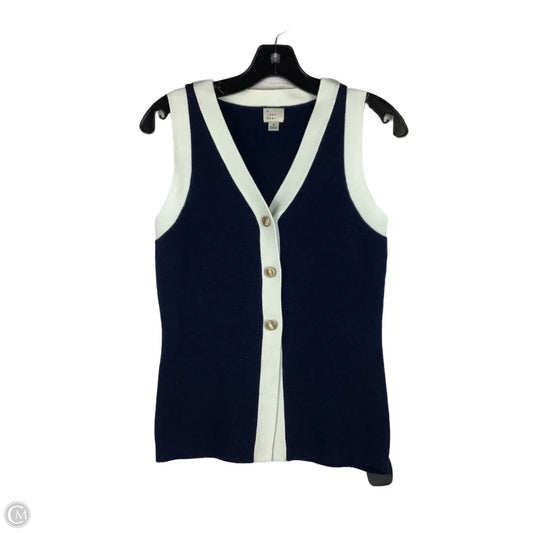 Vest Sweater By A New Day In Navy, Size: S