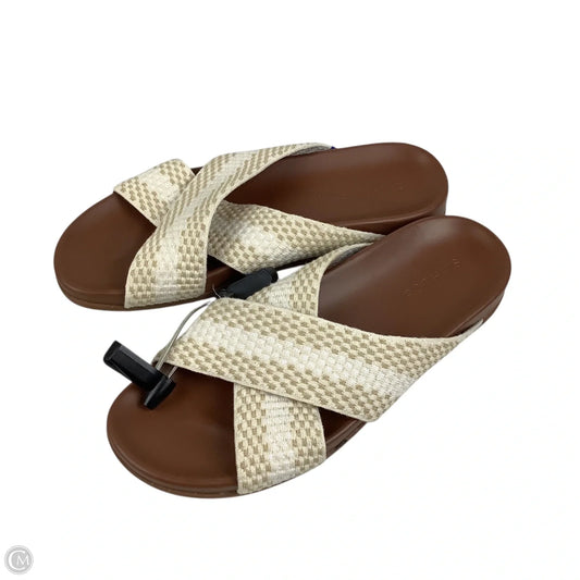 Sandals Flats By Rothys In Cream, Size: 10