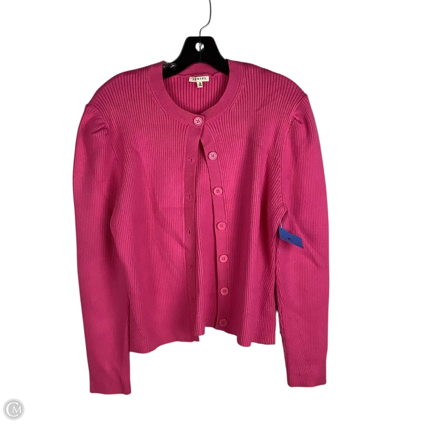 Sweater Cardigan By Jodifl In Pink, Size: M