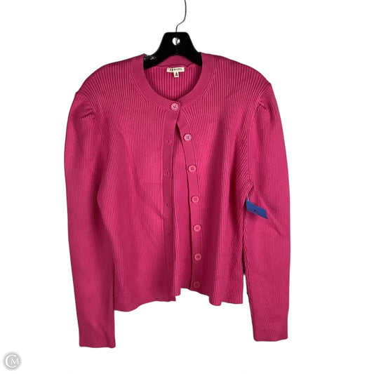 Sweater Cardigan By Jodifl In Pink, Size: M