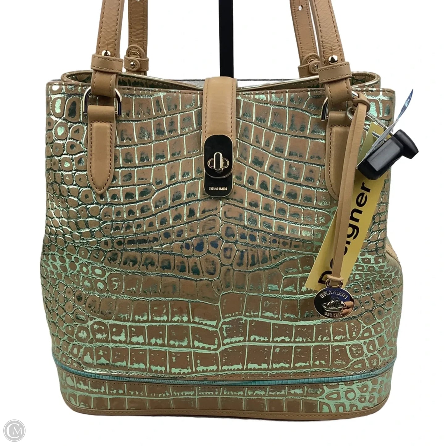 Handbag Designer By Brahmin, Size: Medium