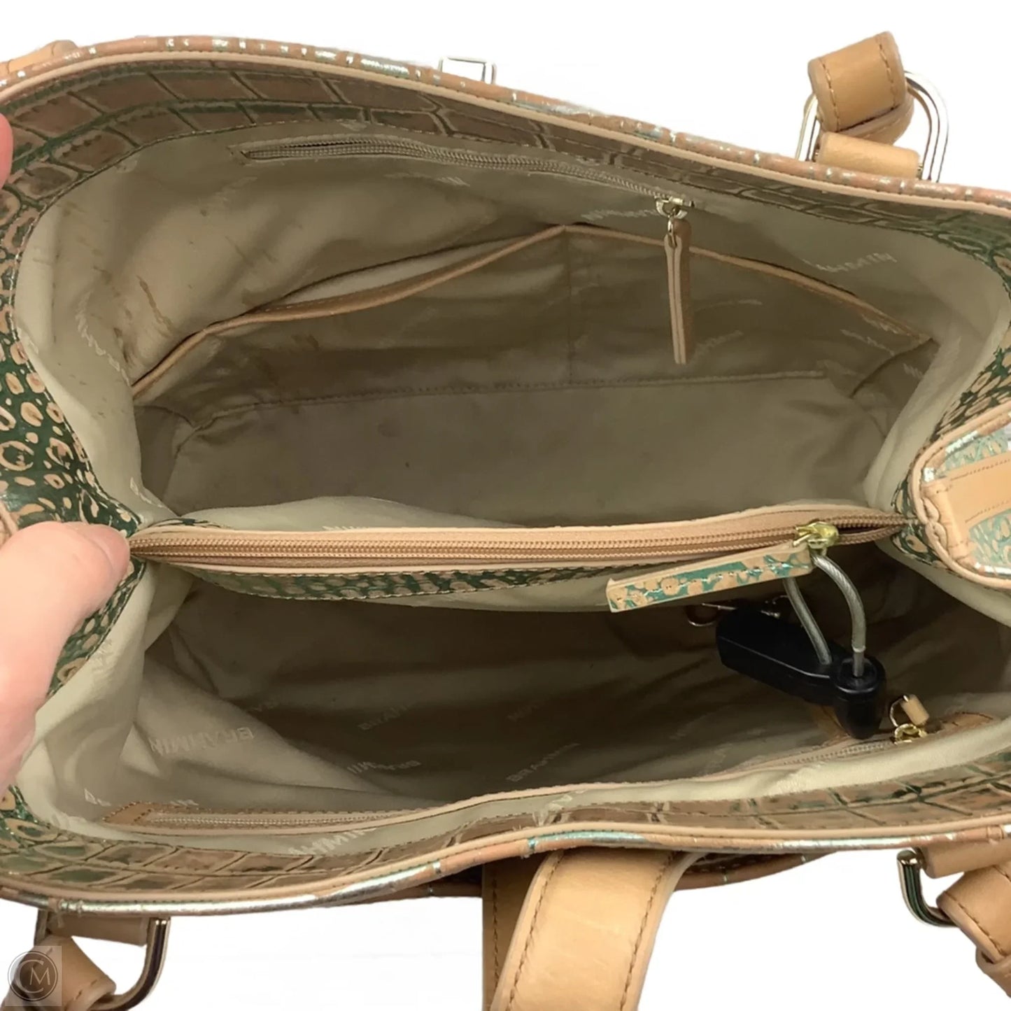 Handbag Designer By Brahmin, Size: Medium