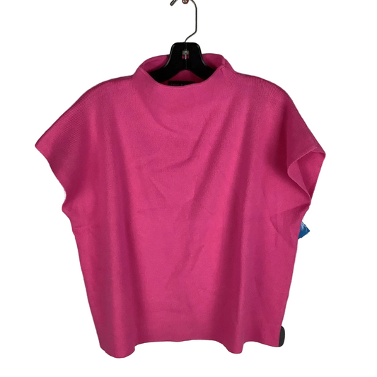 Sweater Short Sleeve By Cmc In Pink, Size: M