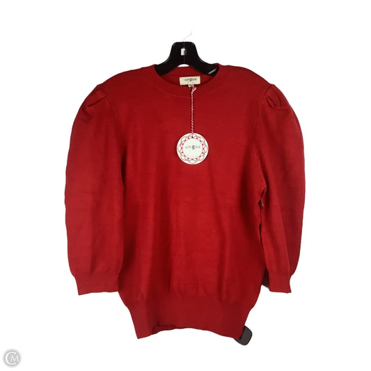 Sweater By Umgee In Red, Size: L