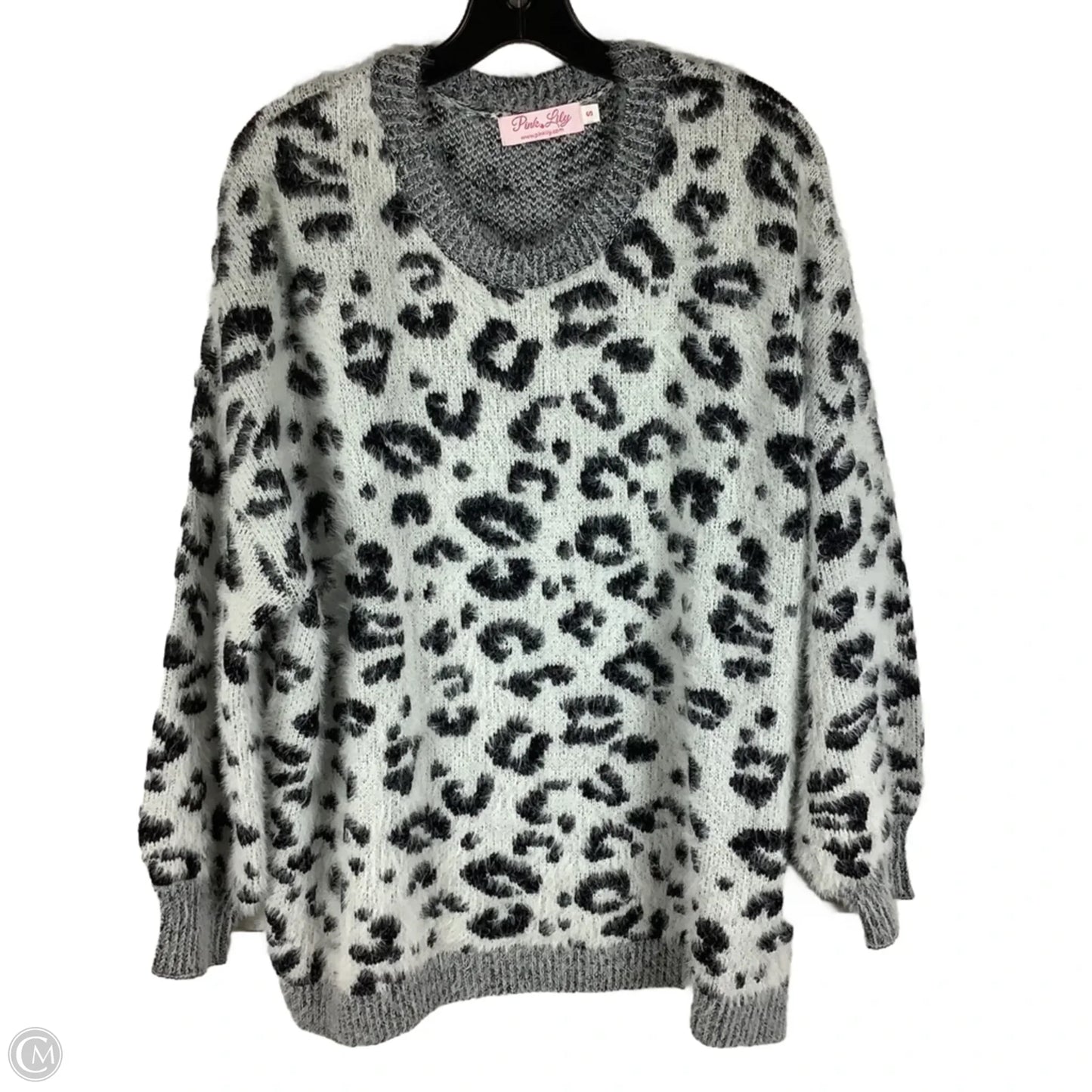 Sweater By Pink Lily In Animal Print, Size: S