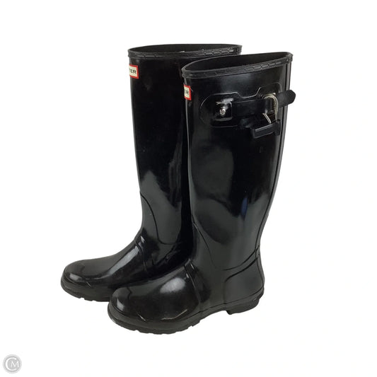 Boots Rain By Hunter In Black, Size: 9