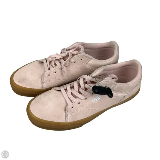 Shoes Flats By Vans In Pink, Size: 10