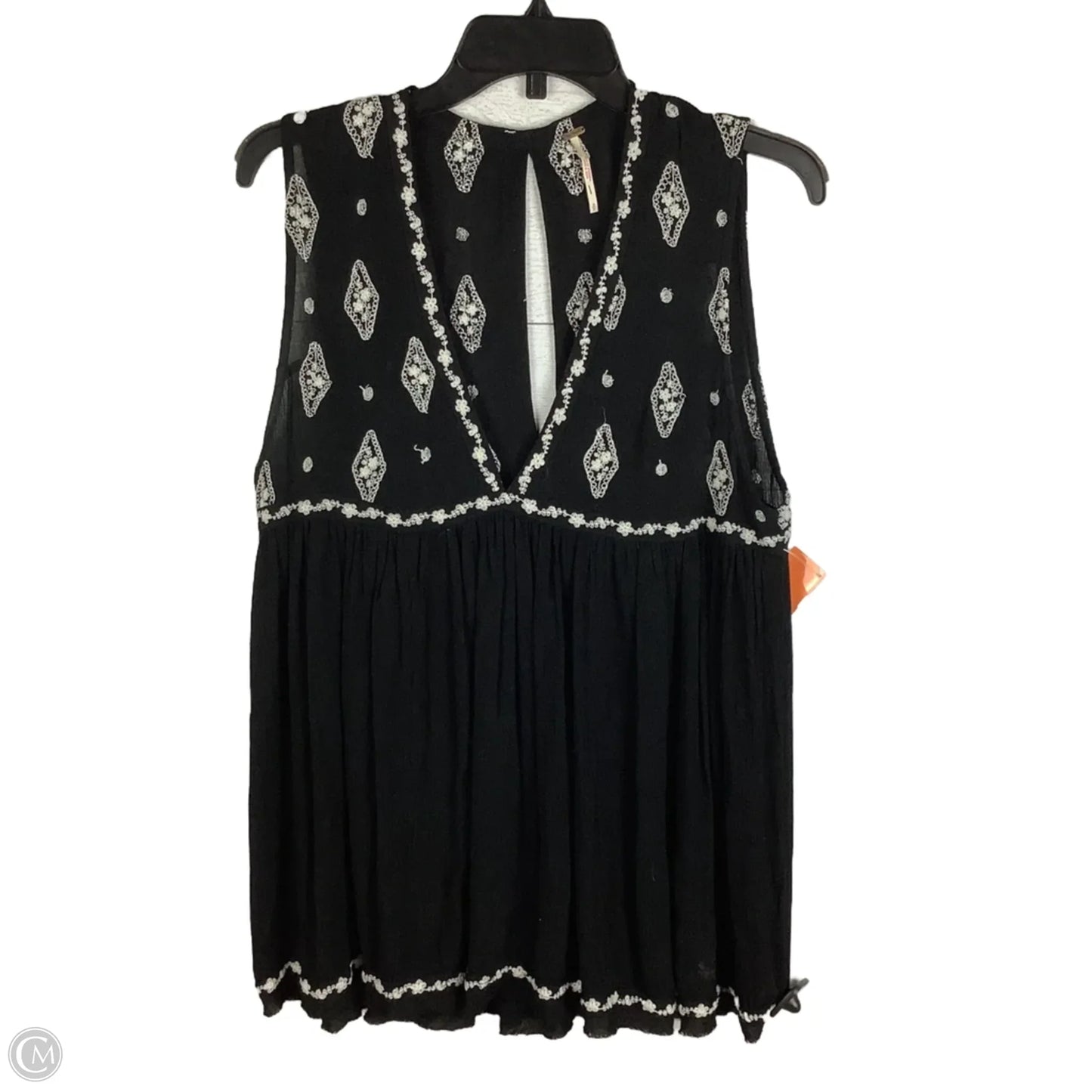 Top Sleeveless By Free People In Black, Size: S
