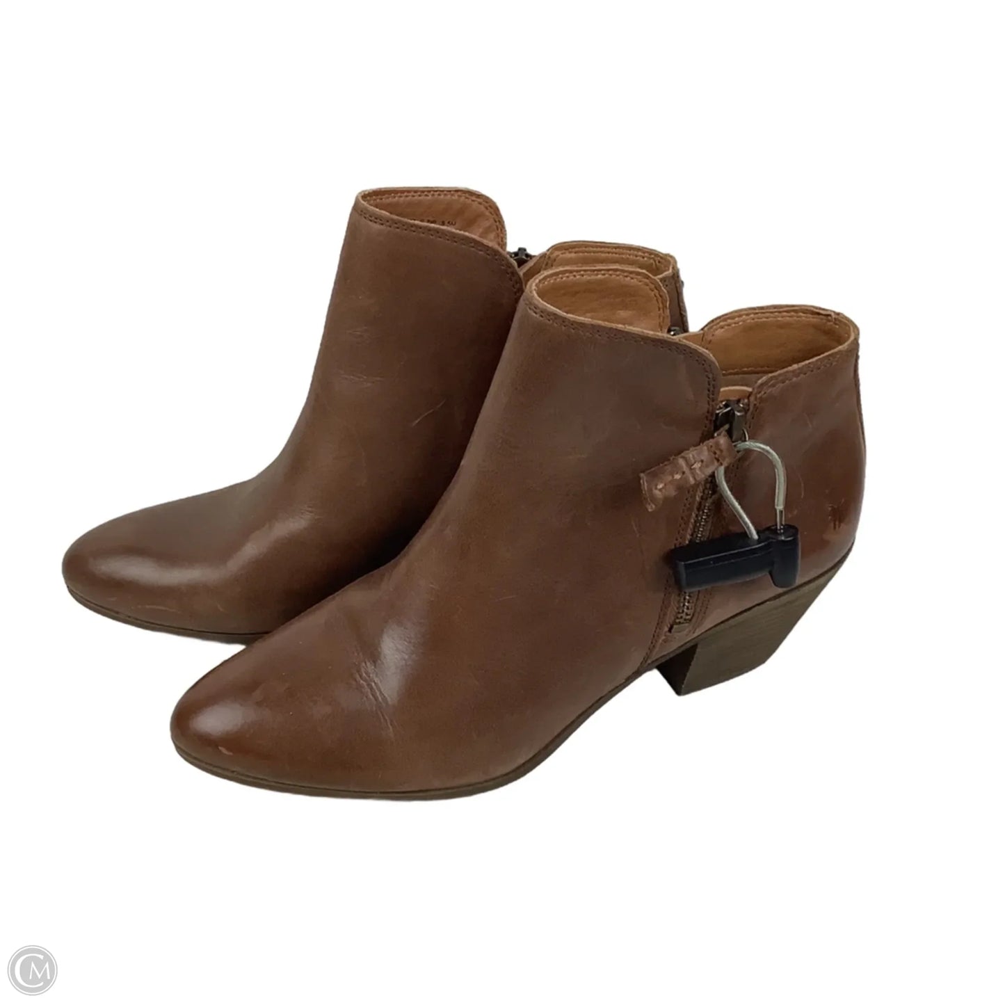 Boots Designer By Frye In Brown, Size: 9.5