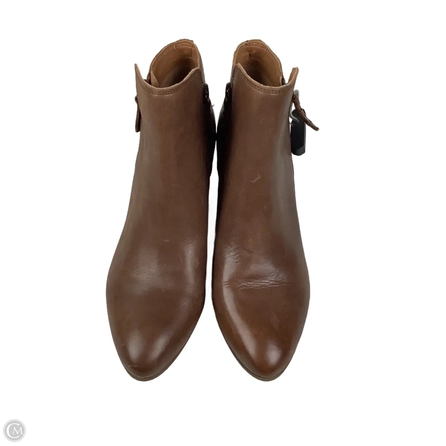 Boots Designer By Frye In Brown, Size: 9.5