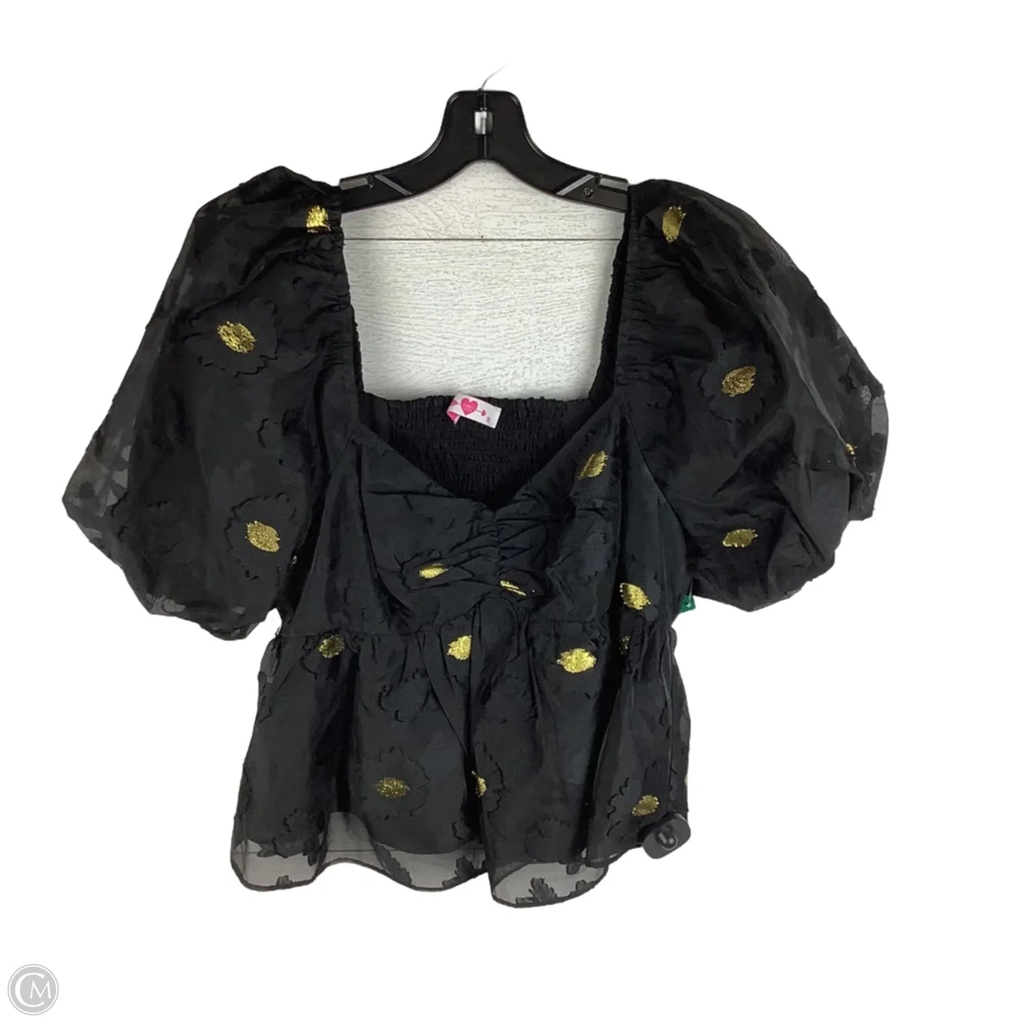 Top Short Sleeve By Buddy Love In Black, Size: M