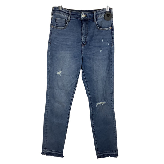 Jeans Straight By Pilcro In Blue Denim, Size: 6 (29)