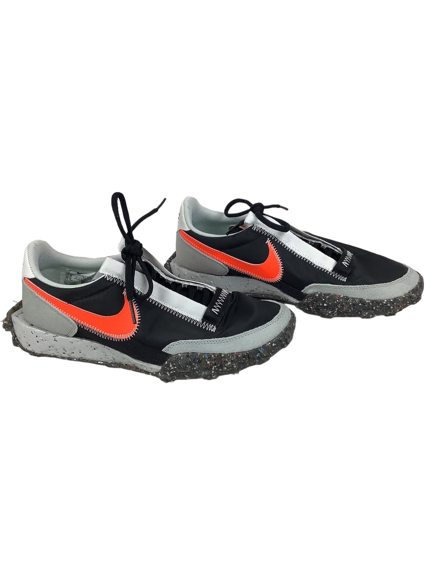 Black & Orange Shoes Athletic Nike, Size 7