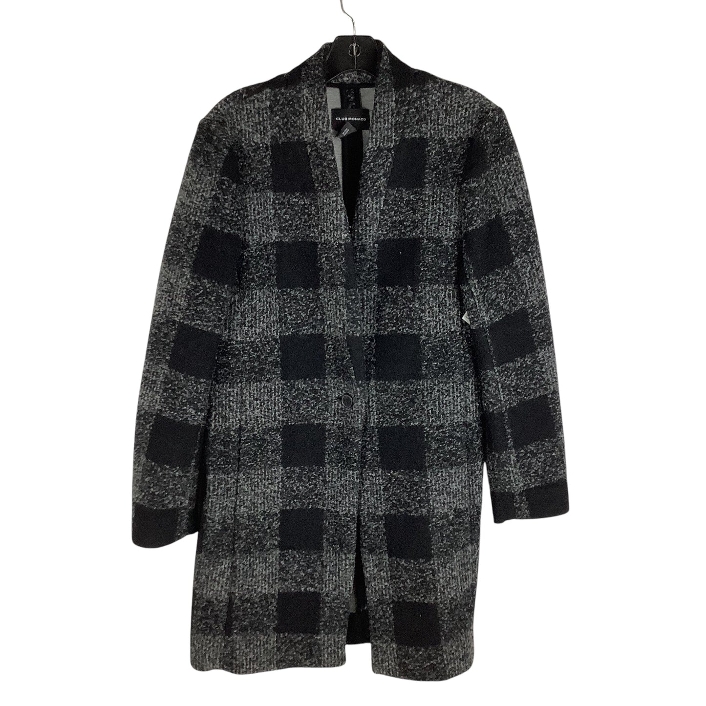 Coat Other By Club Monaco In Black & Grey, Size: M