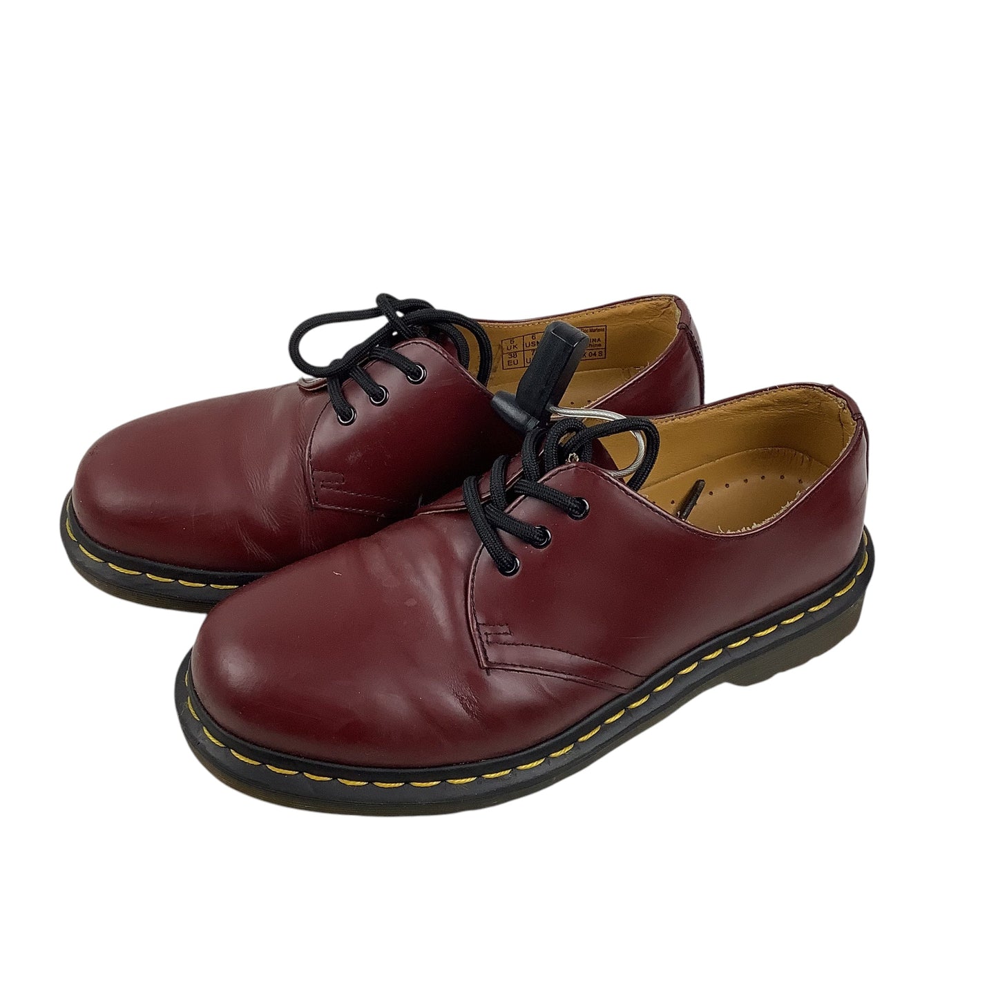 Shoes Designer By Dr Martens In Maroon, Size: 7