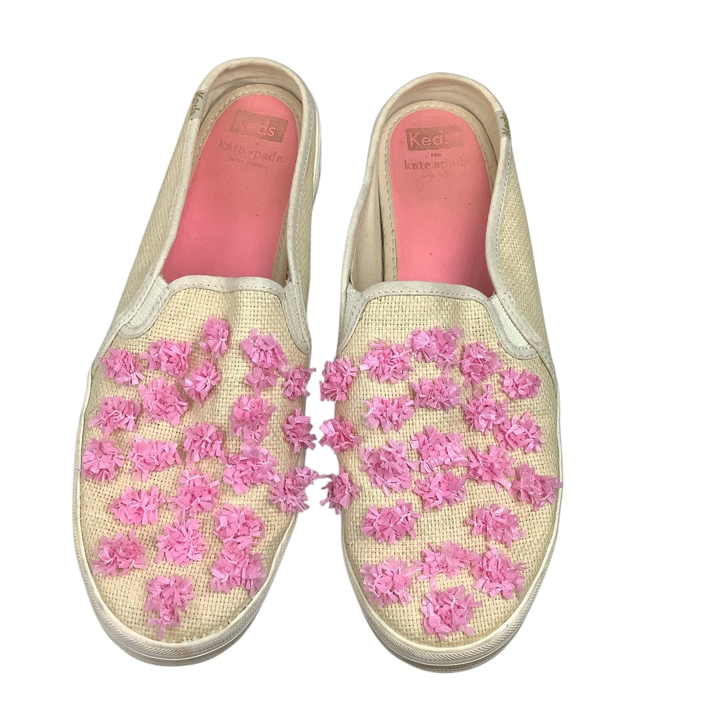 Shoes Designer By Kate Spade In Pink & Tan, Size: 10