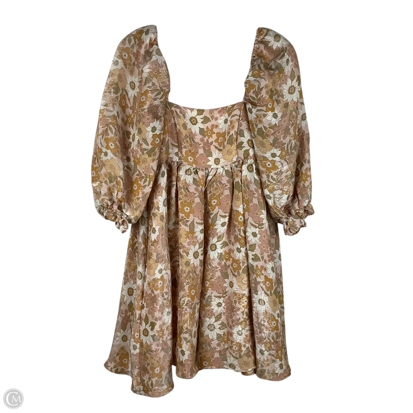 Dress Party Short By Anna Grace In Floral Print, Size: S