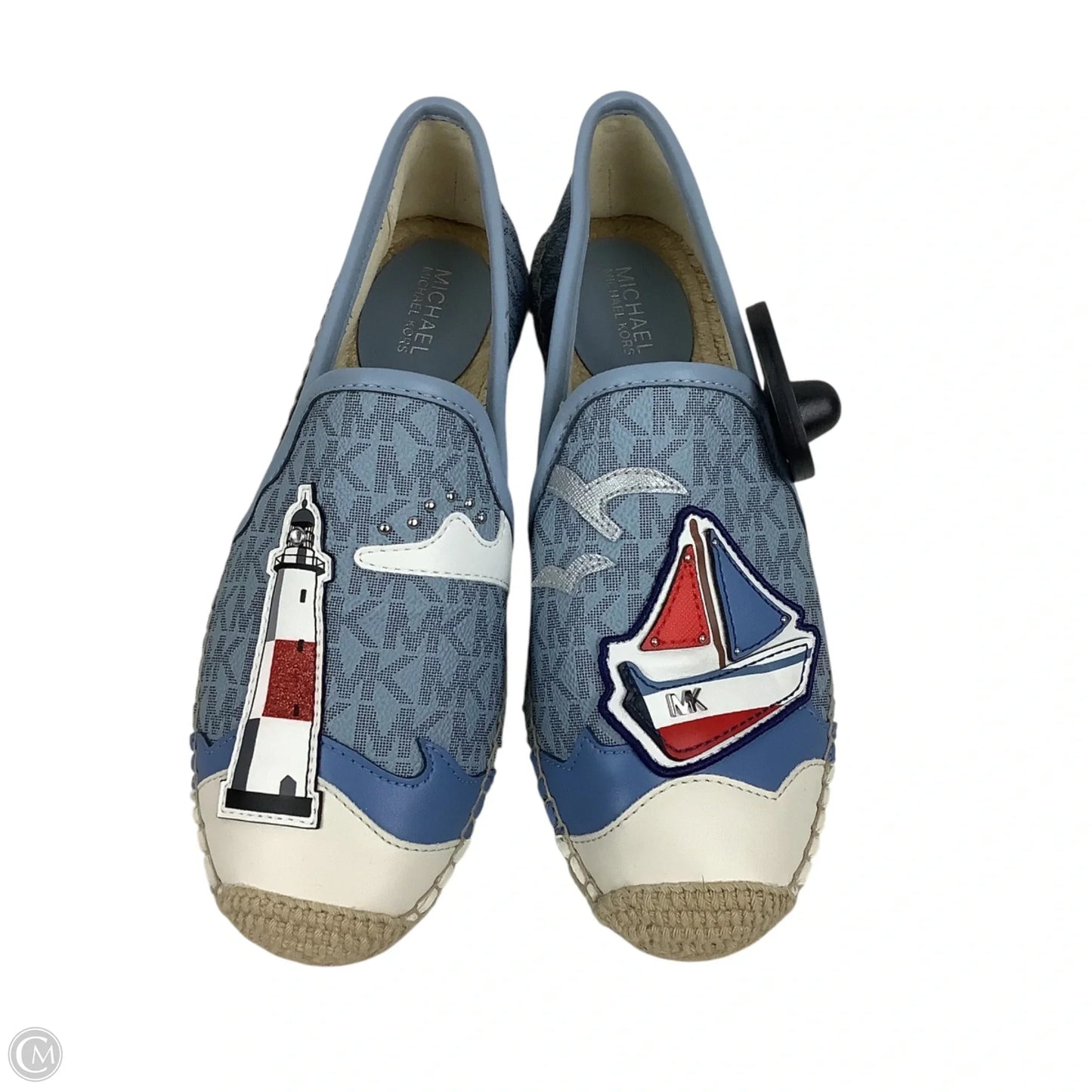 Shoes Designer By Michael Kors In Blue, Size: 5.5