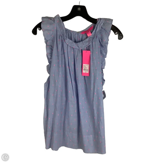 Top Sleeveless Designer By Lilly Pulitzer In Bronze, Size: L