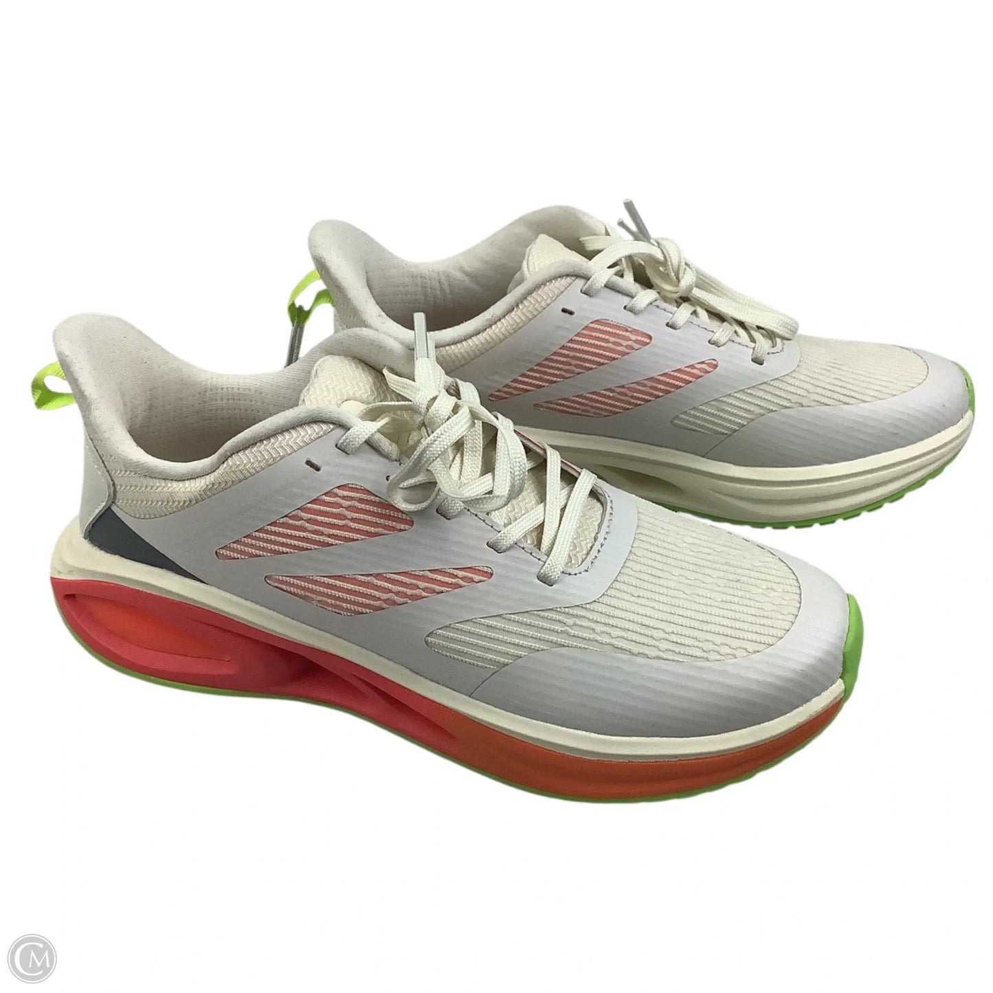 Shoes Athletic By Avia In Cream & Orange, Size: 8.5