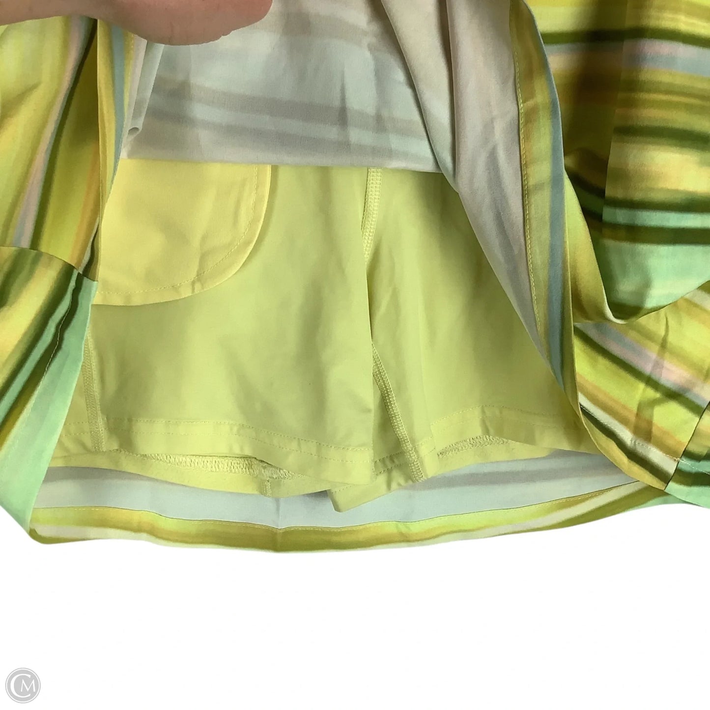 Athletic Skort By Outdoor Voices In Yellow, Size: M