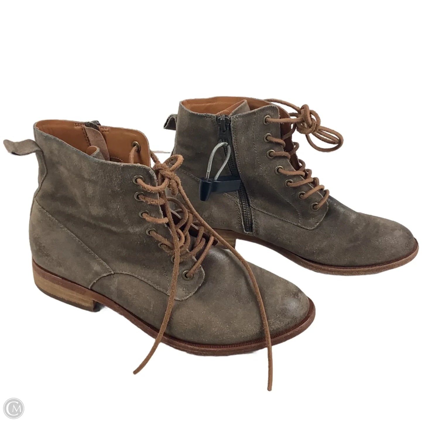 Boots Ankle Flats By Kork Ease In Taupe, Size: 7