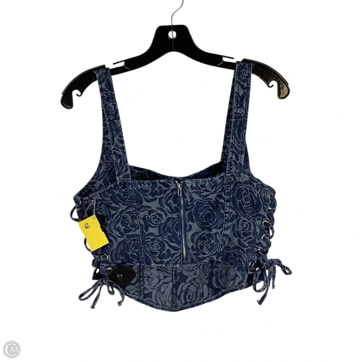 Top Sleeveless By Altard State In Blue Denim, Size: Xl